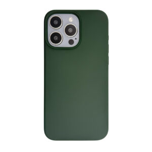 Чехол Puloka для iPhone 15 Pro Max, зелёный силикон