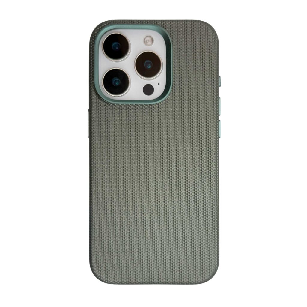 Чехол Puloka для iPhone 15 Pro, зелёный