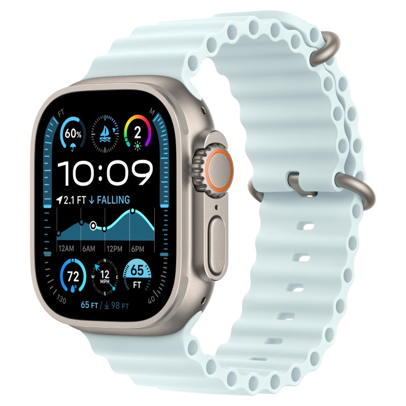 Apple Watch Ultra 2, Титан, ремешок Ocean Band 6