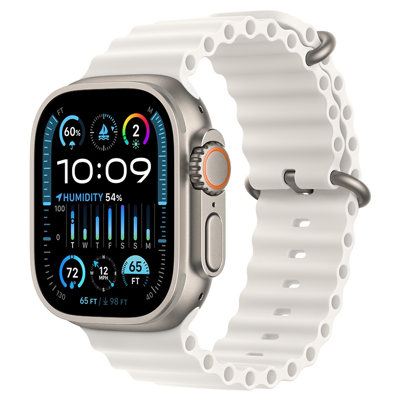 Apple Watch Ultra 2, Титан, ремешок Ocean Band 5