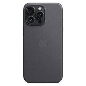 Чехол FineWoven MagSafe, Черный, iPhone 15 Pro Max