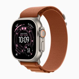 Apple Watch Ultra 3, ремешок Alpine Loop, Титан, Терракота