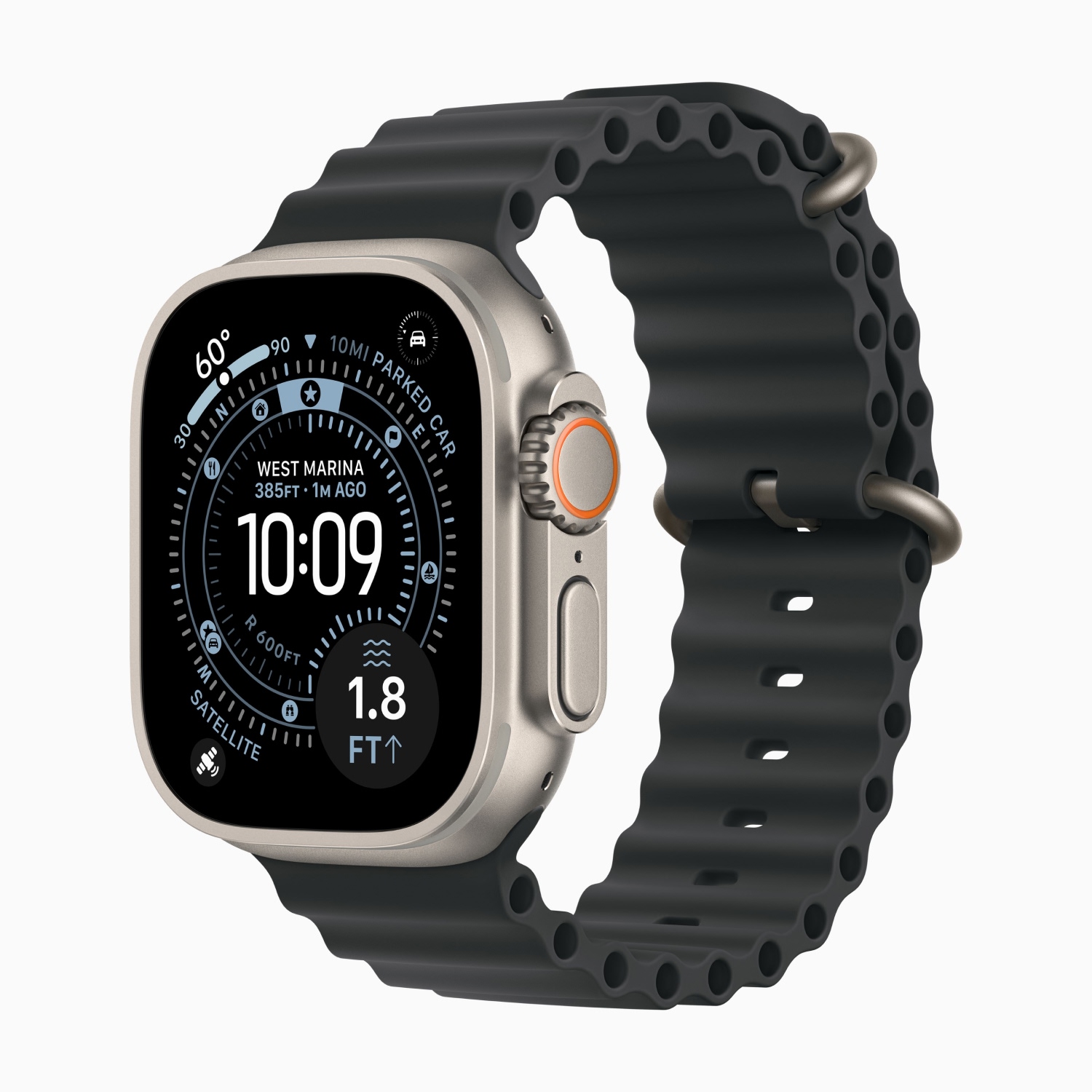 Apple Watch Ultra 3, ремешок Ocean Band 7
