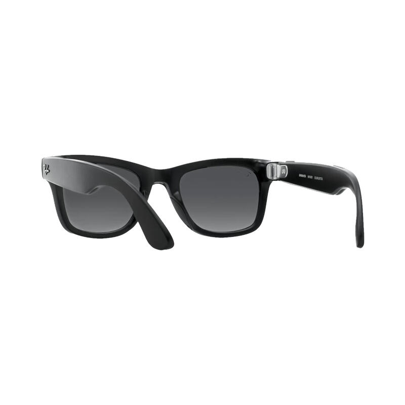 Умные очки Ray-Ban Meta Wayfarer Gen 2 Матовый чёрный, линзы Графитовый градиент, размер M 2