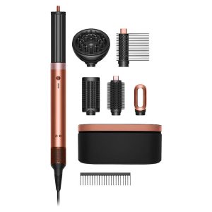 Стайлер Dyson Airwrap Coanda 2x HS09 для кудрявых волос (Curly+Coily), Янтарный/Шелковый