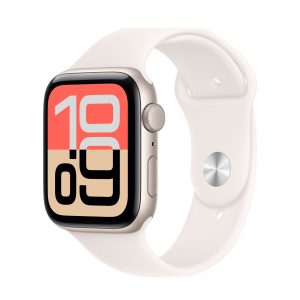 Apple Watch SE 3, GPS, спортивный ремешок, 44 мм, Лёгкий румянец, Сияющая звезда