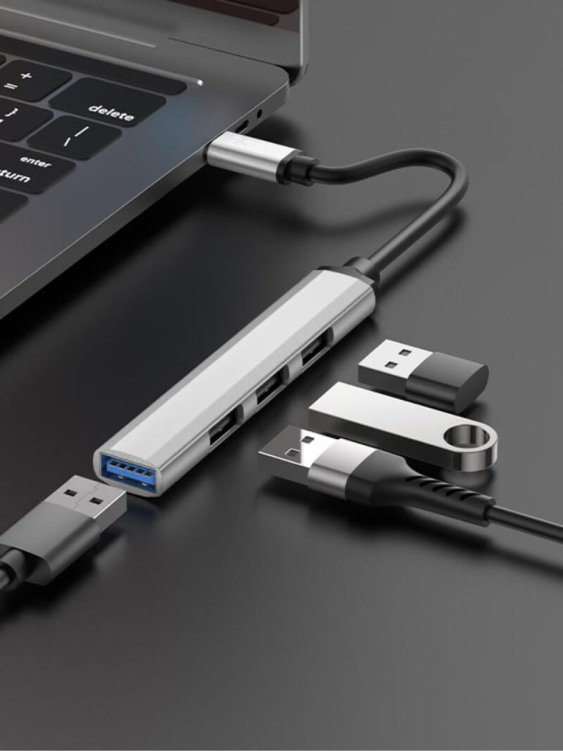 USB-хаб 4-в-1
