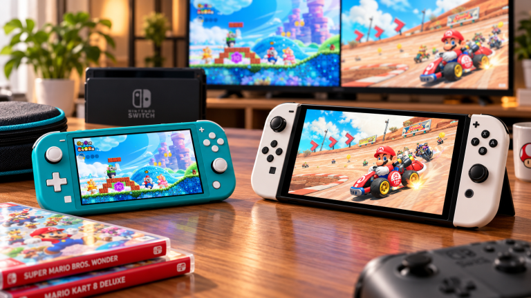 Nintendo Switch Lite или Nintendo Switch OLED